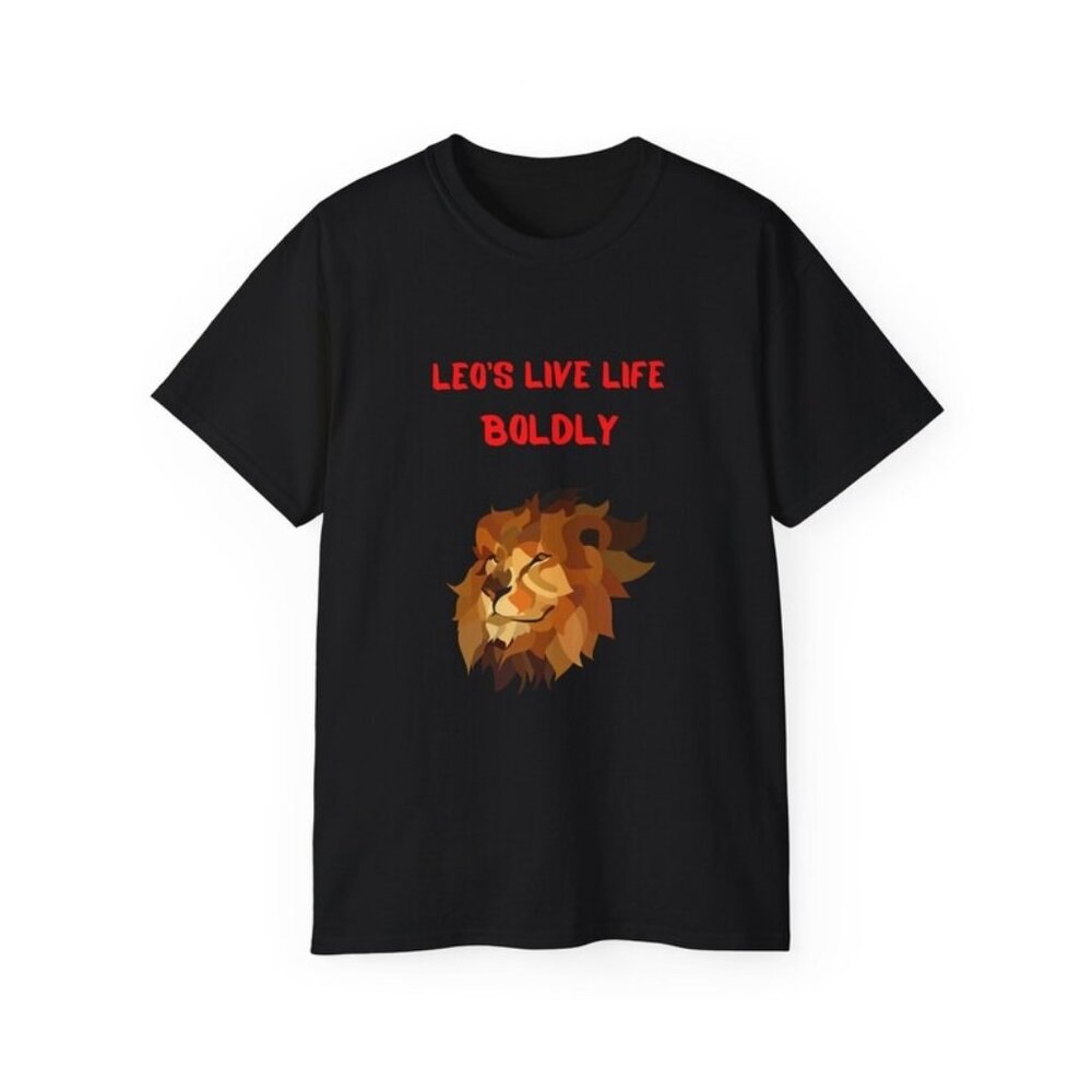 Astrology Tshirt, Leo_s Live Life Boldly